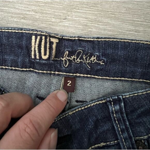Kut From The Cloth Skinny Jeans size 2 Dark Wash - Picture 3 of 6